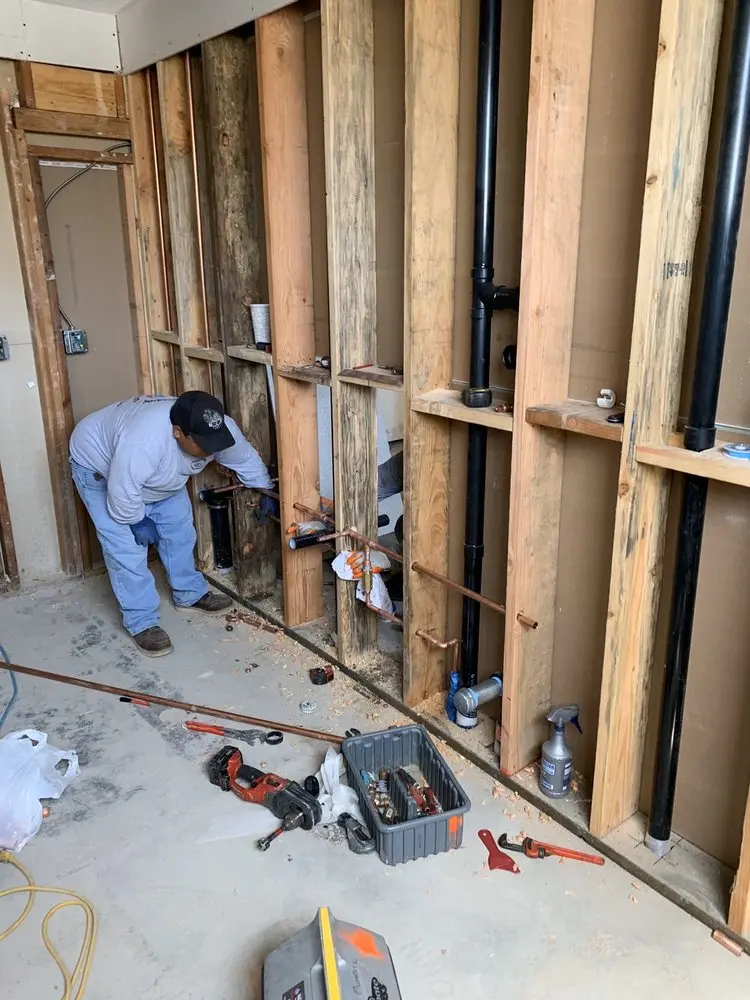 Commercial rough-in plumbing for Gas Line Repair in Chewnings Corner